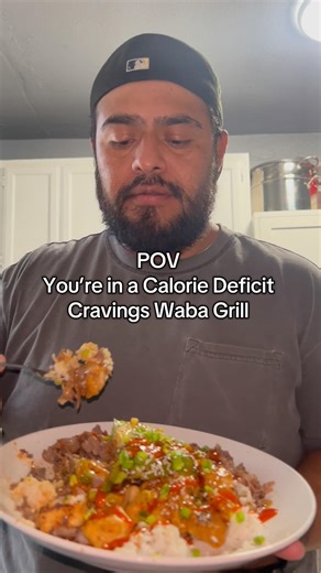 POV: your in a calorie deficit Craving Waba Grill #pov #caloriedeficit #recipe #foodie