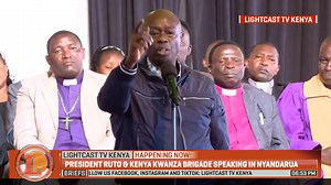 88K views · 1.6K reactions | "Hii watu ya Nation ni wa Azimio!"~Exasperated Riggy G tussles Nation Media for running a series of campaigns against Ruto during the last election period and allegedly publishing headlines on his failed promises. https://www.youtube.com/watch?v=kslgCSccniM | Lightcast TV Kenya | Facebook