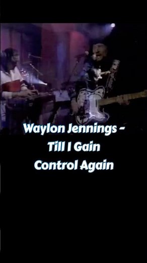 Waylon Jennings - Till I Gain Control Again (Lyrics) #70smusic #throwback #countrymusic #songlyrics
