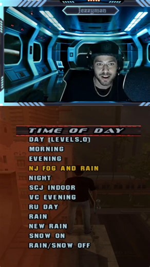 Debugging Weather Conditions in Tony Hawk's Underground BETA Build #gaming #debug #videogames #ps2