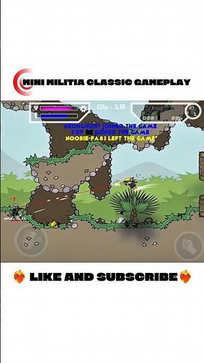 Mini Militia Classic Gameplay🔥#minimilitia​ #minimilitiaclassic​#da2minimilitia​#viralvideo #shorts