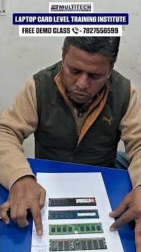 How to Identify Desktop RAM Generation | Laptop & Desktop Card Level Repairing Course