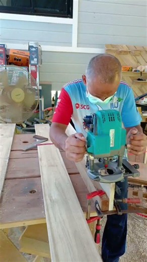 ตอไม้ทำตู้เสื้อผ้า #woodworking #diy #wood #ไม้จริง