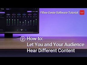 [Tutorial] of Setting Different Output Devices in Streamer Mode with FIFINE Genie - Chapter 2