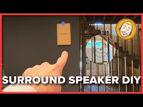 In Wall Surround Speakers DIY INSTALL | Klipsch R-5650-S II In Wall Speaker