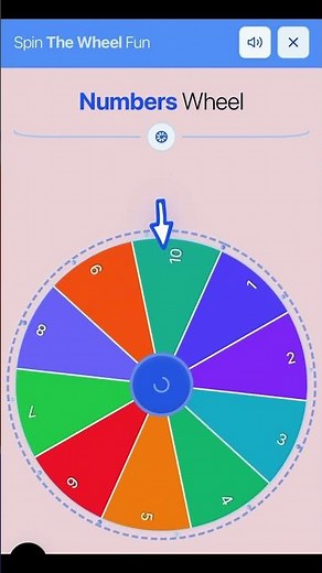 Number 1 - 10 #spinthewheelchallenge #spinthewheel #number #numbers