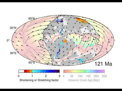 Muller et al. (2019) v2.0 Global plate reconstruction with lithospheric deformation