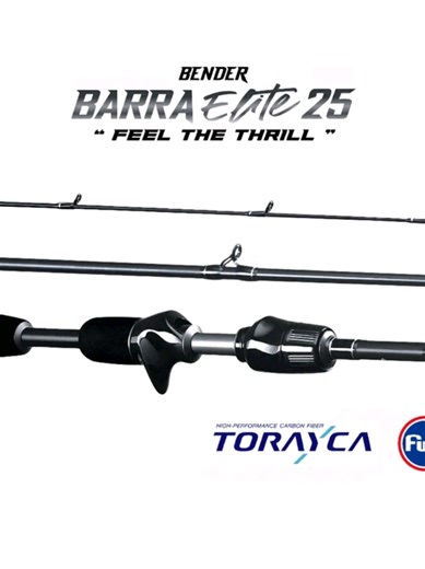 Rod Bender Barra Elite 25.Single Hand.1 Piece.Fast Action.Carbon Torayca Blank. #bender #barraelite #barraelite25 #rodbenders #epultakkumpau @BenderRods