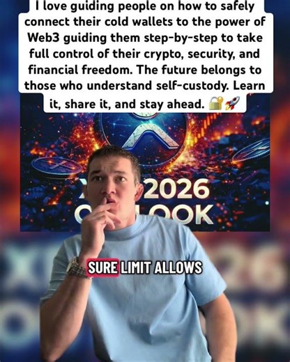 Helping people connect cold wallets to Web3 for true crypto freedom. 🔐🚀#Web3#ColdWallet#Crypto#xrp