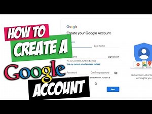 How To Create A Google Account l Easy Google Account Setup Tutorials In 2024