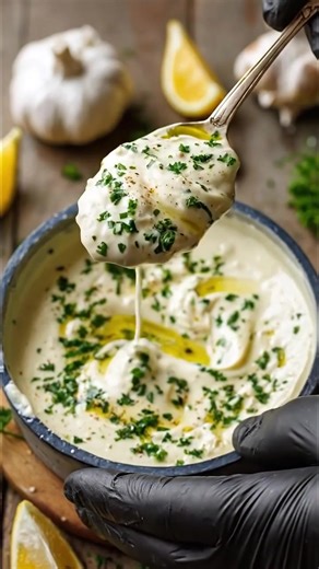 Salsa de Ajo Cremosa Ingredientes 4 dientes de ajo grandes, picados o machacados 2 cucharadas de mantequilla o aceite de oliva 1 taza de crema de leche o nata para cocinar RECETA COMPLETA EN EL PRIMER COMENTARIO👇👇 | Octavia Recipes