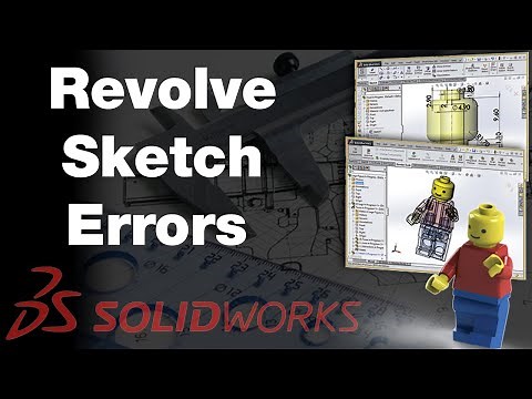 Solidworks Revolve Error - "The Sketch is open, self-intersecting or intersects the centreline"