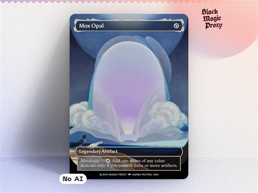 Mox Opal Proxy for MTG Commander — Classical Art Playtest Card - Etsy