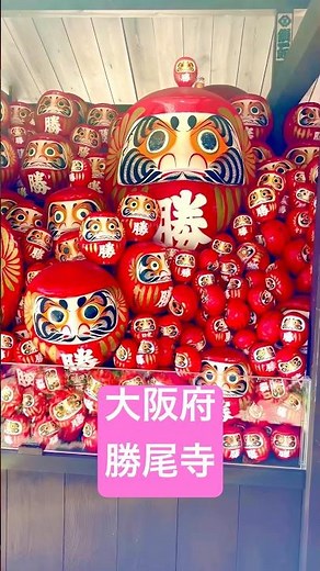 境内には大量のダルマが存在します！ #大阪府 #Osaka #勝尾寺 #temple #だるま
