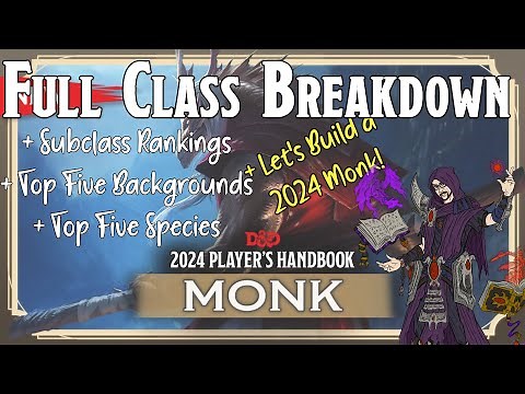 D&D 2024 Monk: Full Class Breakdown