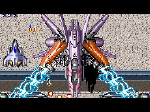 Lightning Fighters / Trigon (Arcade) All Bosses (No Damage)