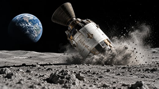 NASA crashed Apollo 12 into the moon... then it vibrated for nearly an hour - "It rang like a bell."