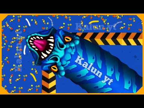 🐍WORMSZONE.IO | Giant Slither Snake Top 01 🏆 | Epic Worms Zone Biggest Snake Gameplay! | Kalun yt
