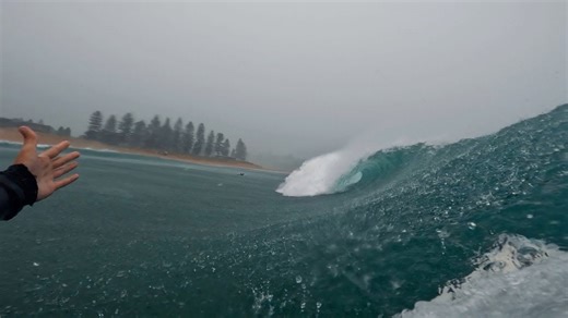 Extreme Surfing in Hurricane Conditions