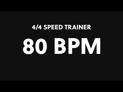 80 BPM – Speed Trainer (4/4 Practice Loop)