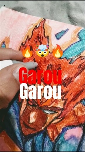 ✨garou🔥drawing🤯|one punch man#shorts#onepunchman