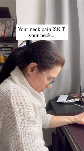 The real problem of your NECK pain = Weak upper back + poor posture. And stretch doesn’t help