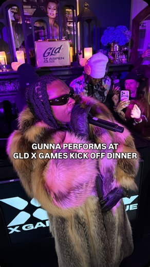 •• GLD •• on Instagram: "Surprise performance by @gunna at GLD @xgames kick off dinner 🎬"