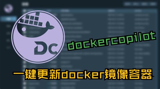 dockercopilot的部署和使用，用于一键更新docker镜像容器的docker项目
