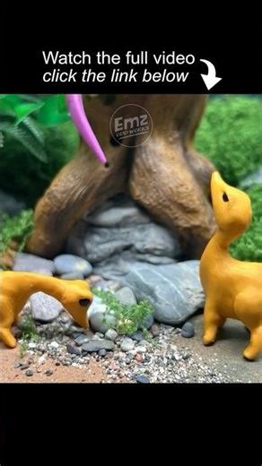 Stop motion | Dinosaurs: The Species Time Forgot! #art #diorama #reptiles #sculpture #clay