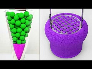 Very Satisfying and Relaxing Compilation 373 Kinetic Sand ASMR