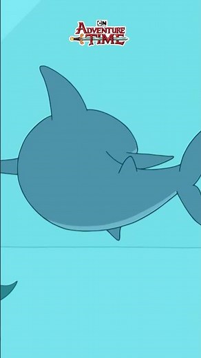 A Shark that Breathes 🐱 + 🦈 #SharkWeek #AdventureTime #cartoonnetwork
