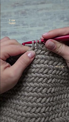 Herringbone Stitch 2 Row Repeat Crochet Pattern | Crochet Stitches #crochettutorial #easycrochet