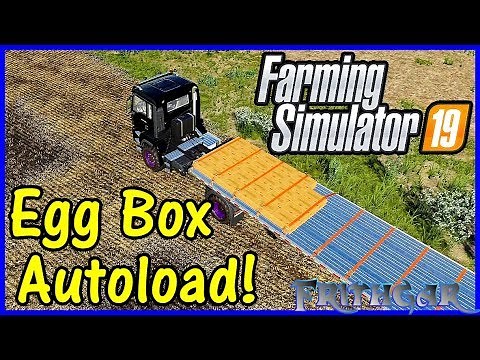 Let's Play Farming Simulator 19 #66: Egg Box Autoload!