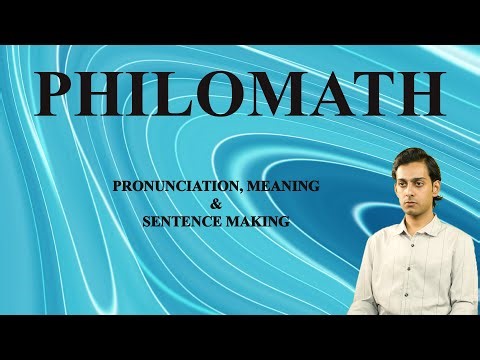 Philomath - Meaning_&_Pronunciation_Word_World_Audio_Video_Dictionary