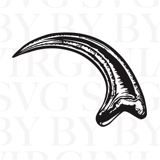 Raptor Claw SVG Cut File Dinosaur Talon Outline for Cricut and Silhouette Digital Download - Etsy