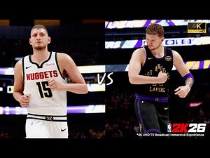 NBA 2K26 | Lakers vs Nuggets Ultra Realistic Gameplay | PS5 4K UHD
