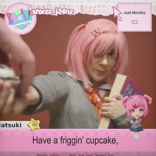 ddlc ! (just monika) #ddlc #dokidokiliteratureclub #dokidoki #justmonika #randomencounters