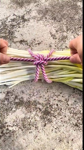 This knot won’t loosen?! 😮🪢🌿 #shorts #crafts #skills #handmade