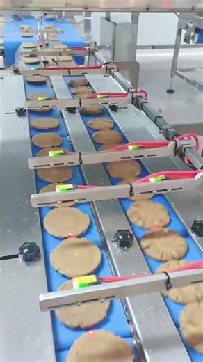 Fully automatic biscuit packaging production line #biscuit #packagingmachine #packingmachine
