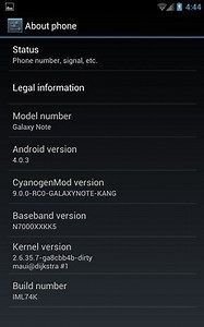 Galaxy Note 有 CyanogenMod 9 版的 ROM 了（Android 4.0） #Ice Cream Sandwich (54650) - Cool3c