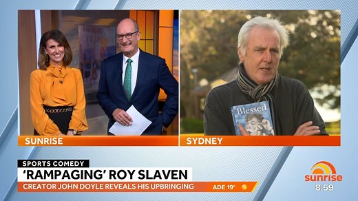 Comedian John Doyle joined Kochie and Nat to chat about the brand new biography of his sports-commentating alter ego 😆 | Sunrise