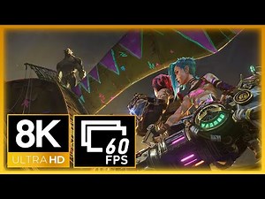 Arcane: Season 2 | Vi and Jinx vs Vander Fight Scene (8K 60FPS) (Remastered)