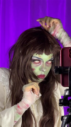 Zombie Cosplay Transformation with Color Mixing