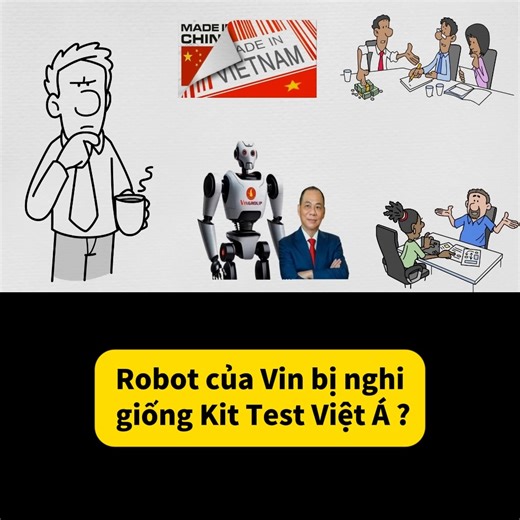 28K views · 249 reactions | Robot của Vin bị nghi giống Kit Test Việt Á ? | Thế Giới Rộng Lớn | Facebook