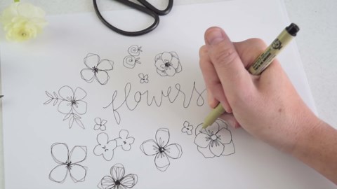 Floral Illustration, Watercolors, and the Magic of Vellum!
