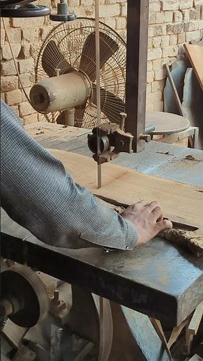 Cutting Wood with a Powerful Band Saw Mill | Manufacturing Movements #shorts