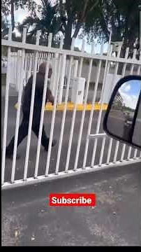 Top flight security blocks tow truck in property #repossession