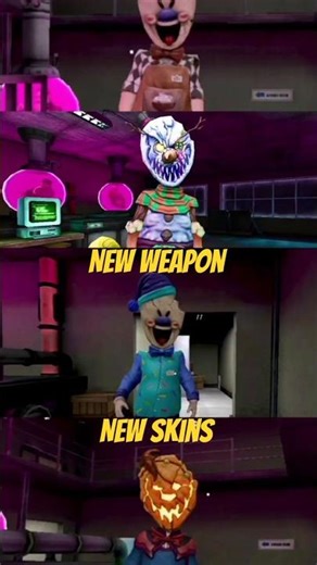 ROD update all skins weapon attack #horrorgame #gaming #scarygame #rod #games #shortgame #shorts