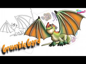Dragon Rescue Riders: How to Draw Grumblegard | Drawing Tutorial
