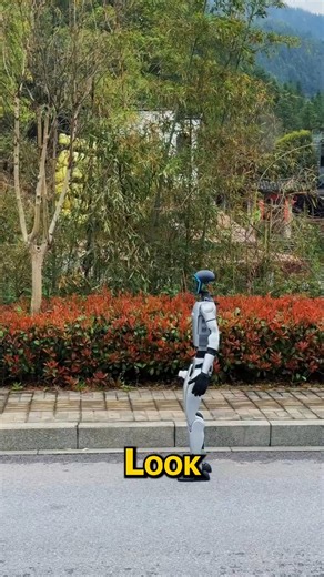High-Tech Running Robot On Street #RunningRobot #RobotPower #TechMotion #SmartMachine #FutureMoves | Deep Dive News